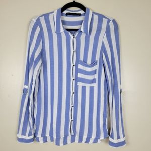 Zara Basic Button Up Dressy Shirt